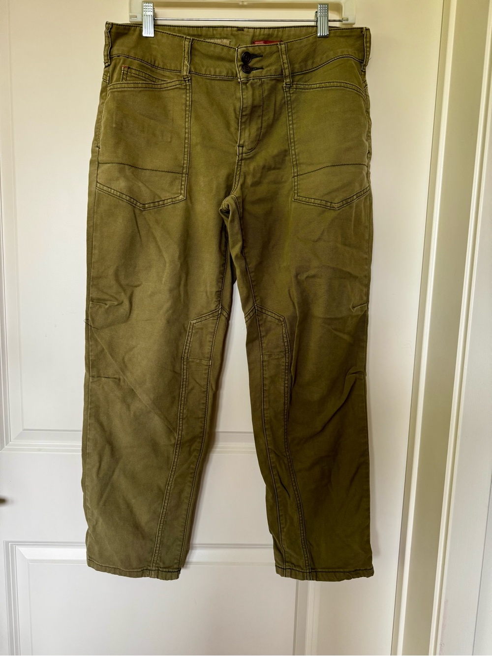 Pilcro Utility Cargo Pants in Olive